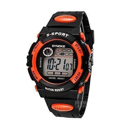 AussieSuperStore Homeware Supplies Unisex Kids Student Watches Fashion Sports Watches Wristband Digital Watches (Orange) Unisex Kids Student Fashion Sport with Alarm Wristband Digital Watches CBJL99269ORG